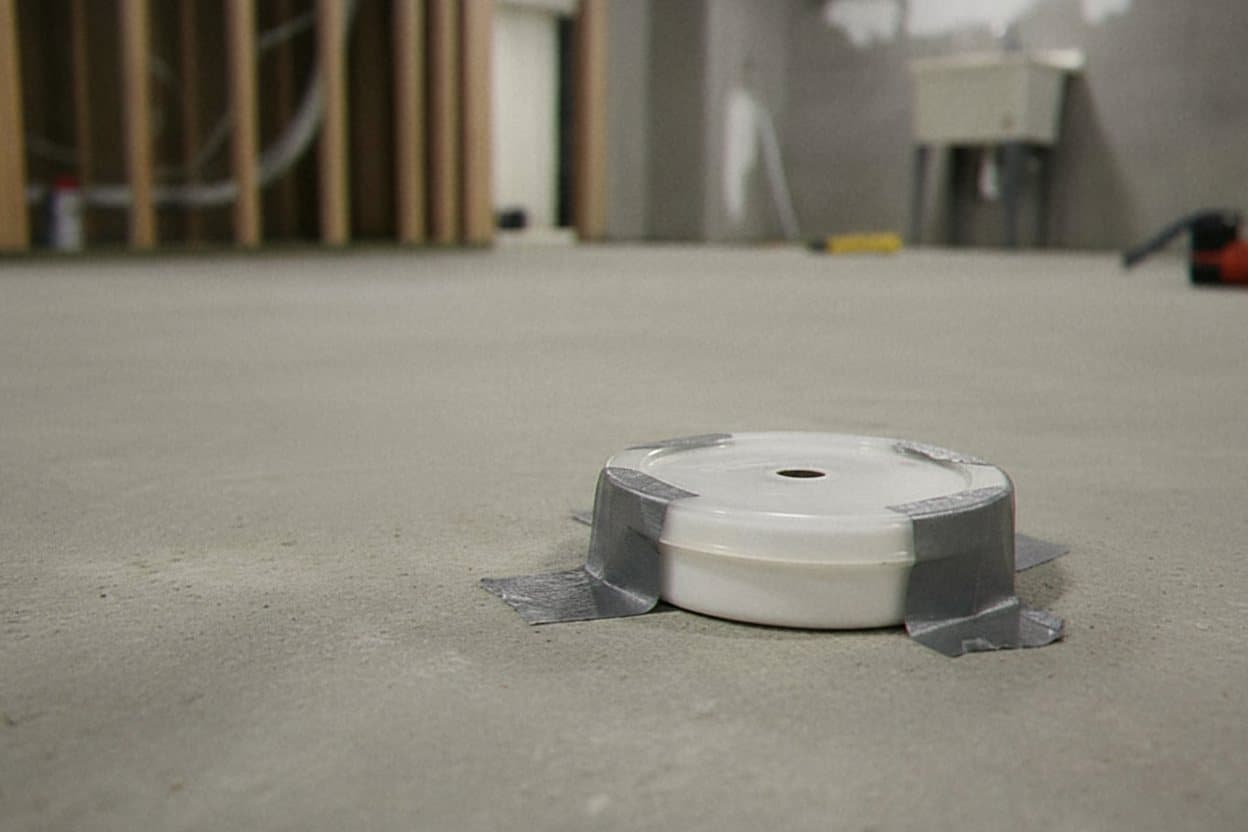 Grinding concrete to profile basement