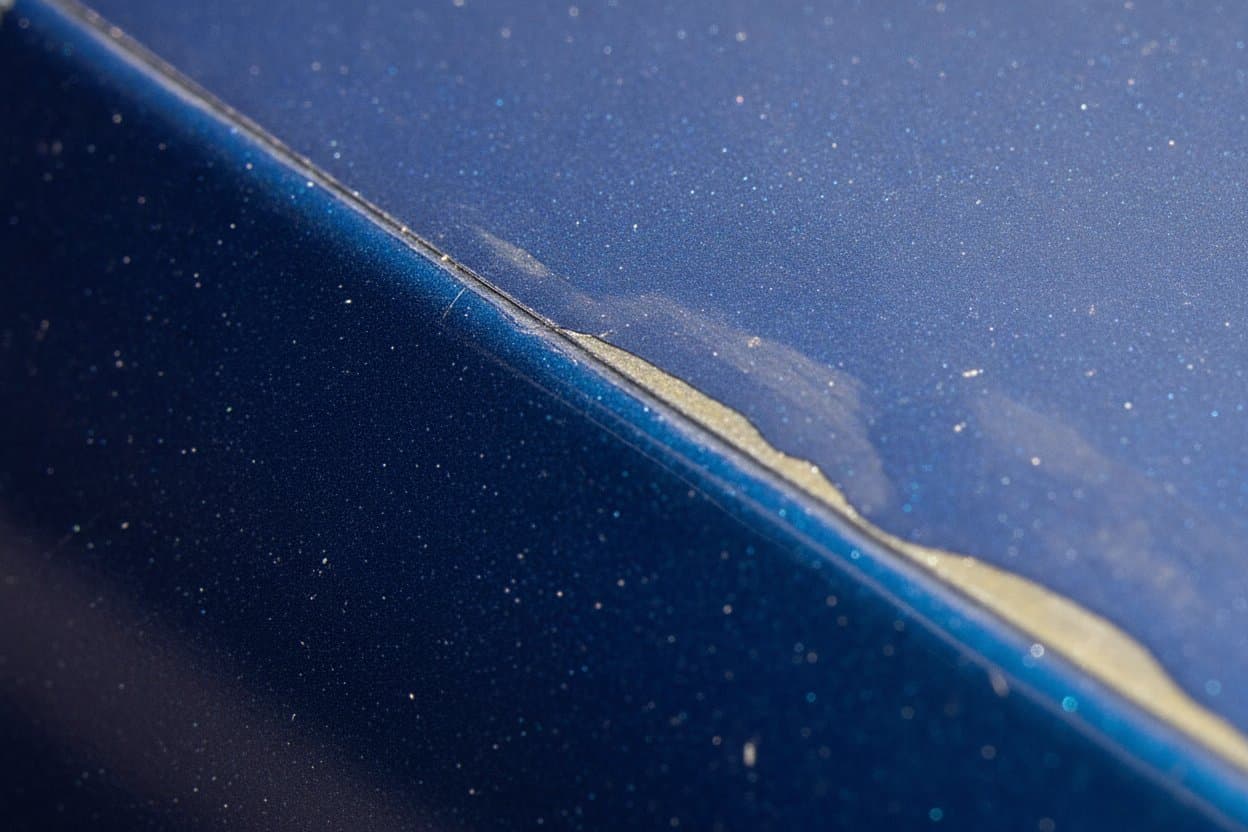 Patched epoxy showing seamless repair
